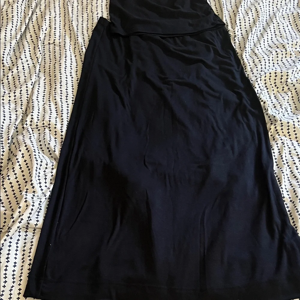 Free People Black Sleeveless Skirt Set - Picture 3 of 3